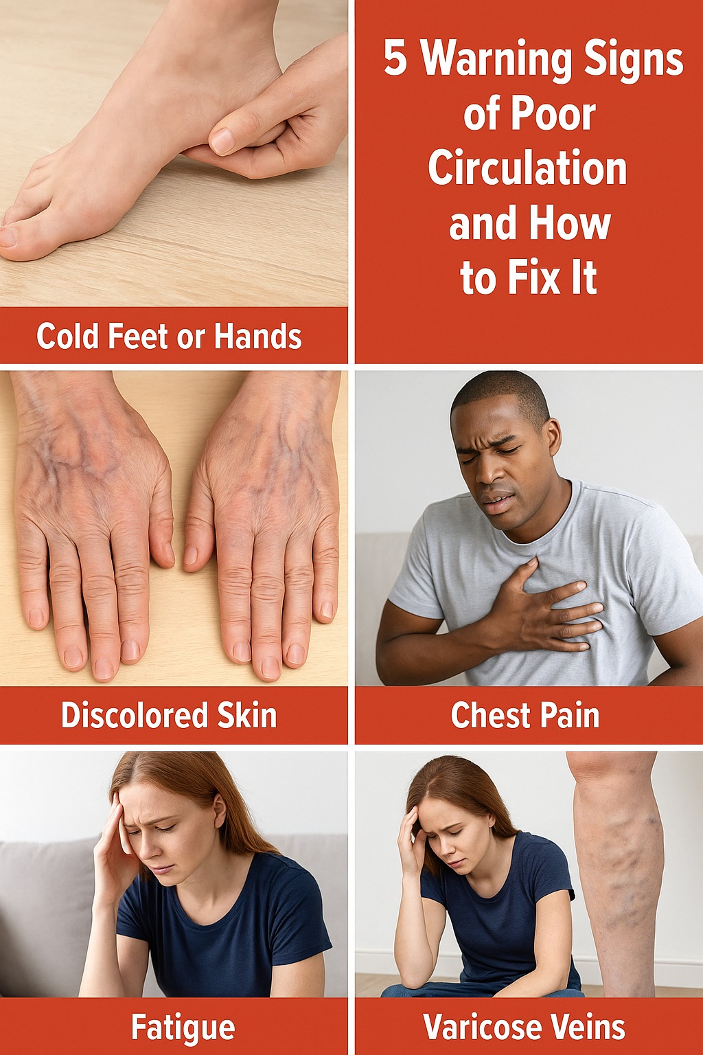 Sign For Circulation 5 Warning Signs of Poor Circulation and How to Fix It - Život Je Super
